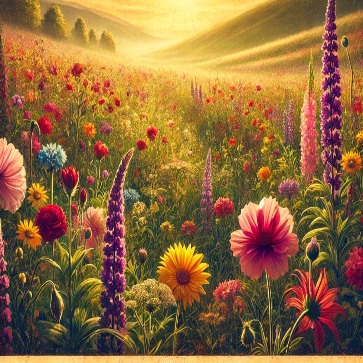 Wild Flower Painting | FreeDigitalDownloads - $100.00