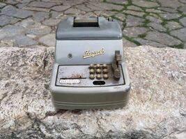 Electronic calculating device TRS Zagreb Simplex, 1960's vintage calculator - $150.00