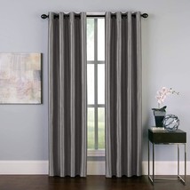 Malta Faux Silk Grommet Curtain Panel, 50 By 120&quot;, By Curtainworks, Model Number - £24.33 GBP