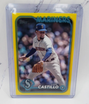 2024 Topps Series 1 Yellow Parallel Luis Castillo #54 Seattle Mariners - £1.57 GBP
