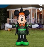 Halloween Airblown Yard Inflatable Disney Minnie Mouse in Dress 5ft Ligh... - $1,261.40 MXN