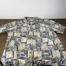 VTG Royal Hawaiian Creations Shirt Mens 3XL Green Short Sleeve Button Up - £18.38 GBP