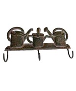 Cast Iron Metal Watering Cans Wall Coat Hook Hanger Holder Gardening Dec... - £42.53 GBP