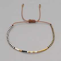 Boho Style Delica Seed Beads Bracelets for Women Friendship Bracelet Jewelry Col - £12.12 GBP