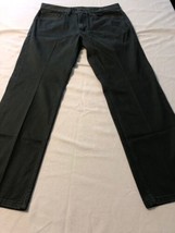 Levi&#39;s Men&#39;s Jeans Dark Gray Straight Leg 100% Cotton Size 34 X 30 - £26.37 GBP