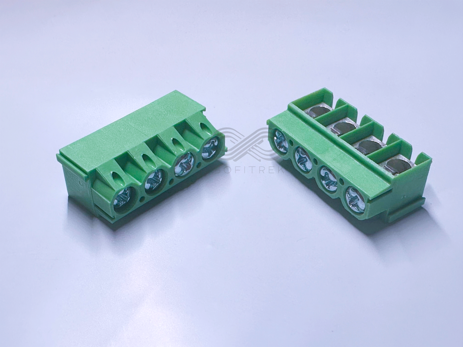 10X ED500V-04P DINKLE Connector 4 Pole 5mm Pitch PCB Screw Terminal Bloc... - $6.65