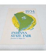 1954 Official Program Indiana State Fair presented by Kingan Inc. - $22.98