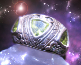 Haunted Ring The Veiled Ones Unlock Your Best Days Ahead Magick Ooak Magick - £237.72 GBP