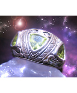 HAUNTED RING THE VEILED ONES UNLOCK YOUR BEST DAYS AHEAD MAGICK OOAK MAGICK  - $89.33