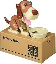Little Dog Puggy Bank,robotic Coin Munching Toy Money Box - $23.95