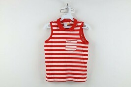 Vtg 70s 80s Hang Ten Surfing Girls Large Distressed Striped Sleeveless P... - $39.55