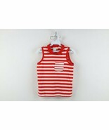 Vtg 70s 80s Hang Ten Surfing Girls Large Distressed Striped Sleeveless P... - $55.50 CAD