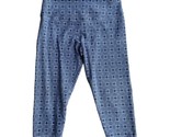 Great Northeast Indingo Capri Yoga Pants Womens Large Blue Floral Athlei... - $8.42