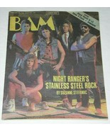 NIGHT RANGER BAM MAGAZINE VINTAGE 1984 - $29.99