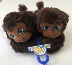 Build A Bear Boys Slippers House Shoes Monkey MEDIUM 12/13 NEW Brown - £10.65 GBP