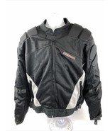 L ~ Motoboss Motorcycle Jacket Padded Protection Armored Removable Linin... - $65.77 CAD