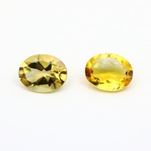 Oval Cut Citrine Gemstone 3.21ct 7mm x 9mm (Qty 2) - €6,05 EUR