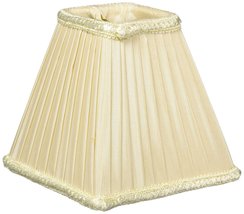 Royal Designs, Inc. Sharp Square Pleated Chandelier Basic Shade CS-831EG... - $58.36