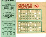 Palace Club Reno Nevada&#39;s Oldest Casino KENO Brochure &amp; Ticket Draw Shee... - $47.24