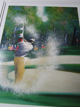 Seriolithograph Victor Spahn &quot;Golf # 2&quot; W/ Certificate, Pencil Signed Numbered - £195.56 GBP