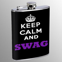 Keep Calm D15 8oz Stainless Steel Hip Flask - £11.83 GBP