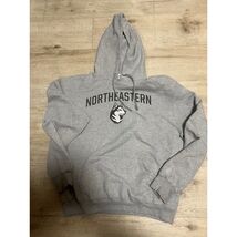 Champion Northeastern Huskies Hoodie Pullover Grey Mens Size L Vtg Bosto... - $29.69