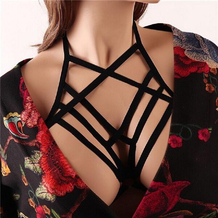 Comfortable Cupless Strap Up Bra - $8.33