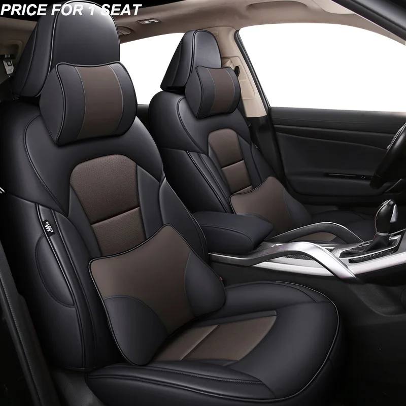Custom Leather Auto Car Seat Cover For Nissan Qashqai J10 J11 Kicks X Tr... - $138.13+