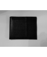 Genuine Leather Men&#39;s Bi-Fold Wallet- #60 BLACK - $15.00