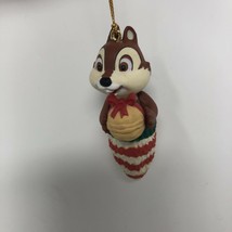 Vintage Grolier Disney Ornament 26231 108 Dco Chip In Stocking Chip &amp; Dale - £10.74 GBP