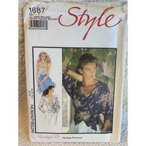 Style Misses Blouse Camisole Sewing Pattern sz 8-18 1687 - uncut - £8.59 GBP