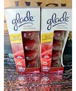 (8) GLADE Scented Oil Candle refills APPLE CINNAMON more fragrance - £20.73 GBP