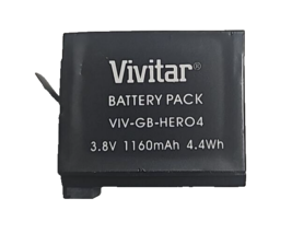 Vivitar VIV-GB-HERO4 Battery 1160mah for GoPro Hero 4 Camera 3.8V 4.4W OEM - $7.88