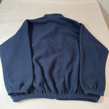 Vintage Auburn Sportswear Men's Blue Fleece Full Zip Pocket Sweatshirt Jacket XL image 2