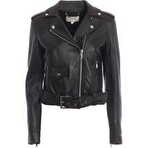 Women&#39;s Leather Moto Jacket - £166.62 GBP
