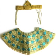 Girls Cleopatra Queen 2 Piece Costume Set Sz 10-12 Crown And Collar Only - $10.02