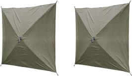 For The Traveler And Escape Screen Shelter Canopy Tent, Clam, Green (2 Pack). - £39.01 GBP