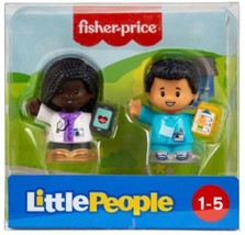 Fisher-Price Little People, Female Doctor and Male Nurse - £11.27 GBP