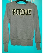 Purdue Sweatshirt Women&#39;s Small Velvet Letters Nike Kids Large - $27.74 CAD