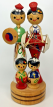 Vintage Japanese Kokeshi Wooden Doll Family Figurine SKU PB196/9 - $49.99