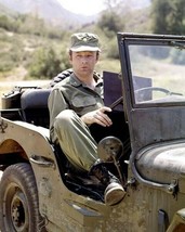 M.A.S.H. Mclean Stevenson as Lt Col Henry Blake at wheel of Jeep 8x10 inch photo - £7.79 GBP