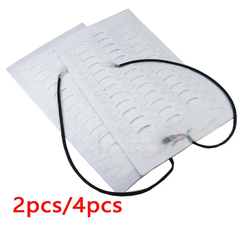 2x/4x 12V Universal Car Heated Seat Covers Pad Alloy Wire Kit Heated Auto Winter - £18.04 GBP+