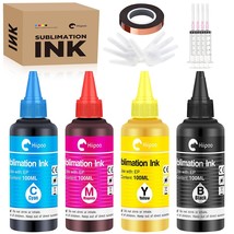 Sublimation Ink With Heat Tape Refill For Xp4105 Xp4100 Et2720 Et2760 Et2750 Et4 - £34.64 GBP