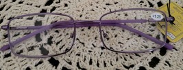 Purple Colored ~ Metal Framed ~ Spring Temple ~ +1.25 Reading Glasses ~ ... - $14.96