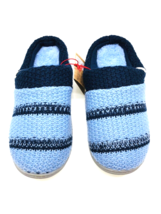 Dearfoams Knit Clog Slippers- Peacoat &amp; Navy Stripe , Large (US 9-10) - £15.45 GBP