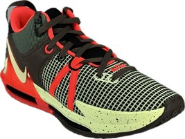 Nike Men&#39;s LeBron Witness 7 Black/Barely Volt Basketball Shoes, DM1123-001 - $79.99