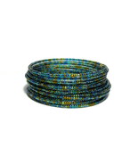 Rainy Day Feelin&#39; Memory Wire Wrap Bracelet - $33.00