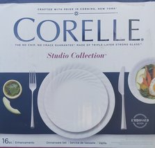 Corelle 16pc Dinnerware Set -Enhancements(not Rimmed) - £101.53 GBP