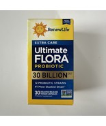 (1) RENEWLIFE Extra Care Ultimate Flora Probiotic 30 Billion CFU, EXP: 0... - $408.84 MXN