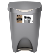 Wastebasket 13-Gal 25-1/2&#39;&#39; H x 17&#39;&#39; W x 13&#39;&#39; D Plastic Nickel, Umbra 08... - $552.96 MXN